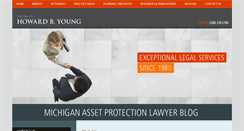 Desktop Screenshot of michiganassetprotectionlawyerblog.com