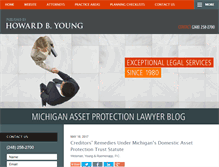 Tablet Screenshot of michiganassetprotectionlawyerblog.com